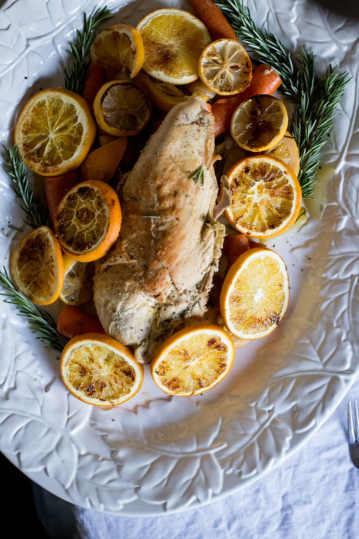 Braised Turkey Breast With Burnt Citrus Glisten And Grace
